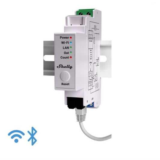 SHELLYPROEM SHELLY SINGLE PHASE DIN RAIL ENERGY METER PRO