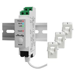 SH-SHELLY3EMPRO SHELLY THREE PHASE DIN RAIL ENERGY METER PRO
